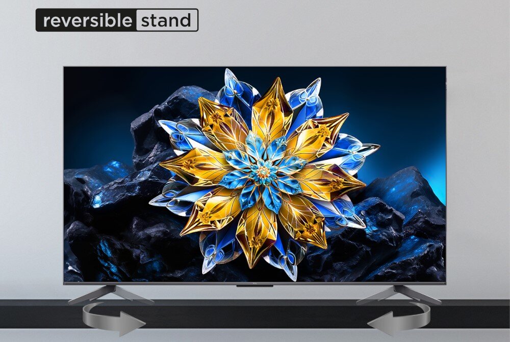 Telewizor TCL C655 - obracalne nóżki
