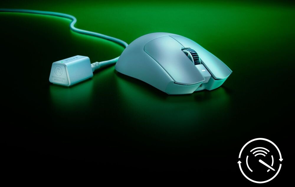 Mysz RAZER Viper V3 Pro hyperpolling opoznienia polaczenie