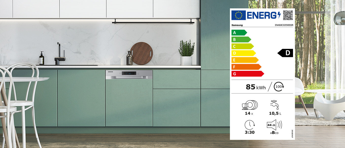 Zmywarka Samsung DW60CG550SSRET - Media Expert - zdjęcie - energooszczędny wybór Zmywarka do zabudowy Samsung DW60CG550SSRET - Media Expert - zdjęcie - energooszczędny wybór