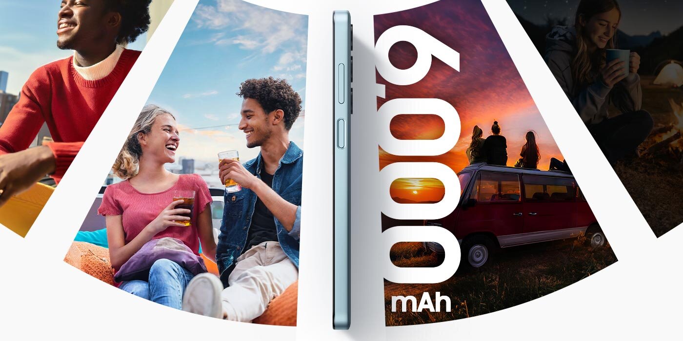 galaxy m35 5g bateria ma pojemność aż 6000 mAh galaxy m35 5g bateria ma pojemność aż 6000 mAh