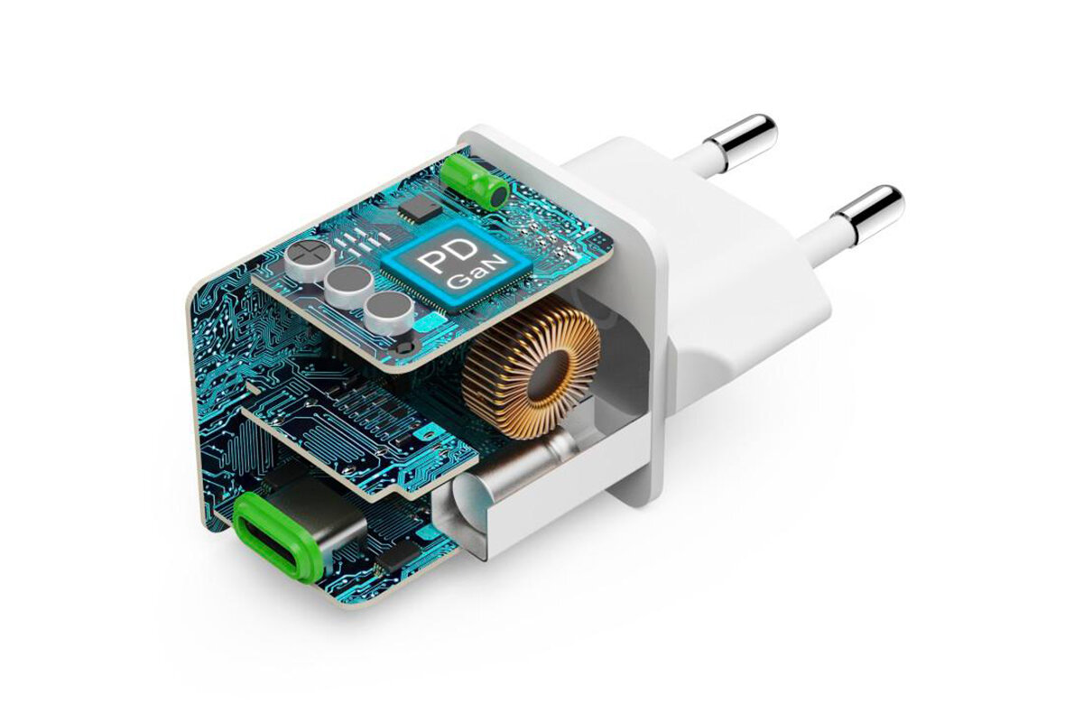 Ładowarka sieciowa HAMA Supermini GaN PD/QC 45W - Kompaktowy design