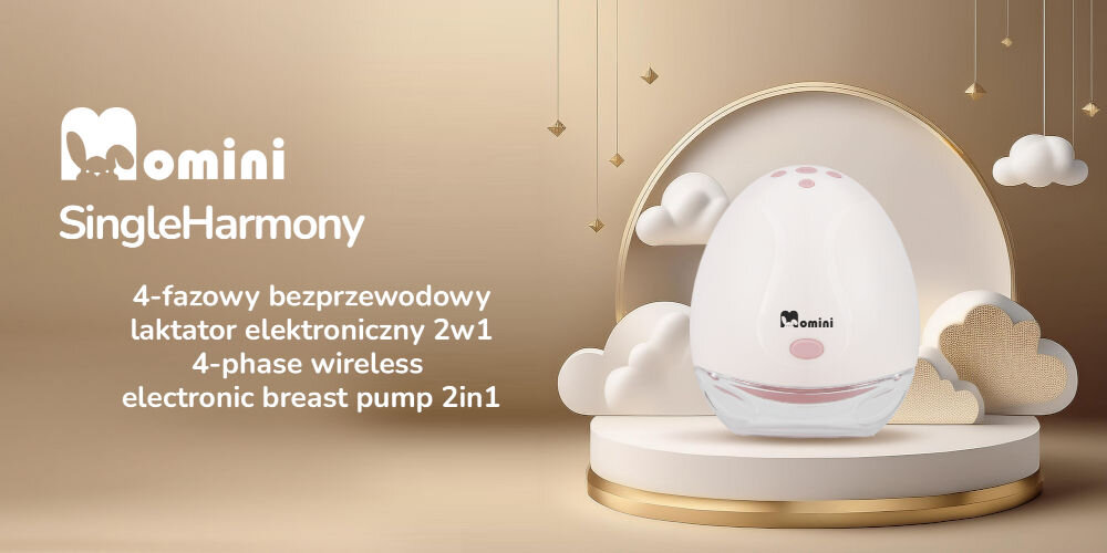 Laktator MOMINI Singleharmony wygląd