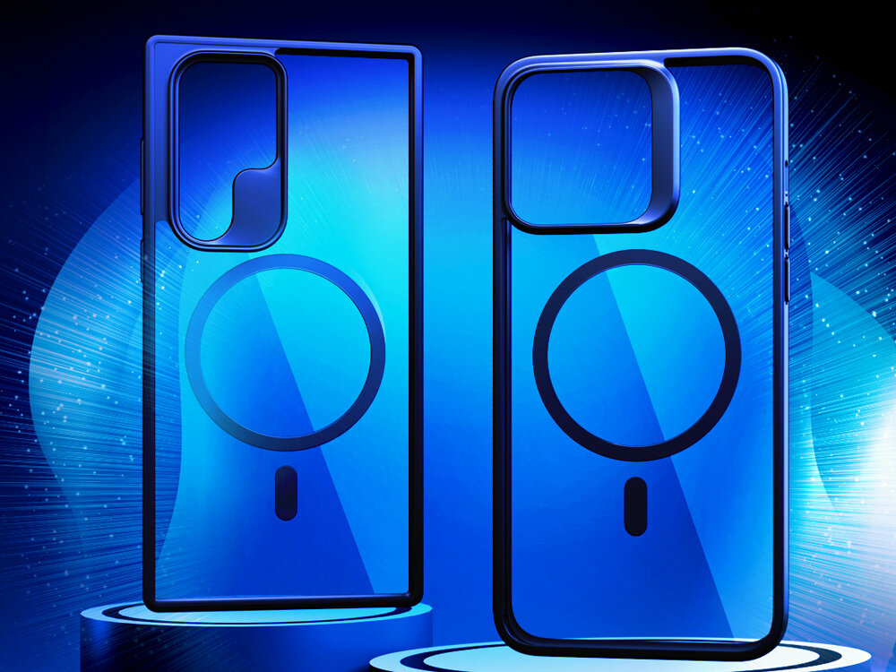 ETUI 3MK SATIN GUARDX MAGCASE DO SAMSUNG GALAXY M35 ładowanie bezprzewodowe szybkie akcesoria magnetyczne uchwyt samochodowy wygodna obsługa pancerna ochrona