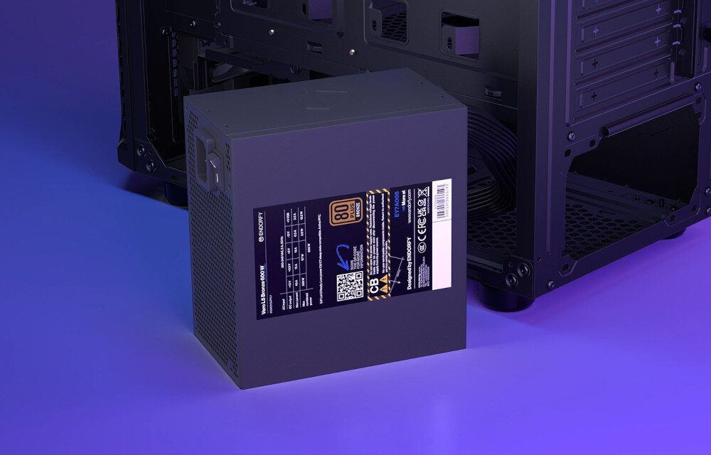 Komputer MAD DOG ENDORFY500ARGB-A10WR32 R7-7800X3D 32GB RAM 1TB SSD GeForce RTX4060 Wi-Fi Windows 11 Home zasilacz moc sprawność certyfikat