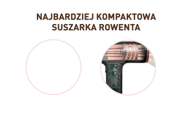 Najbardziej kompaktowa suszarka Rowenta