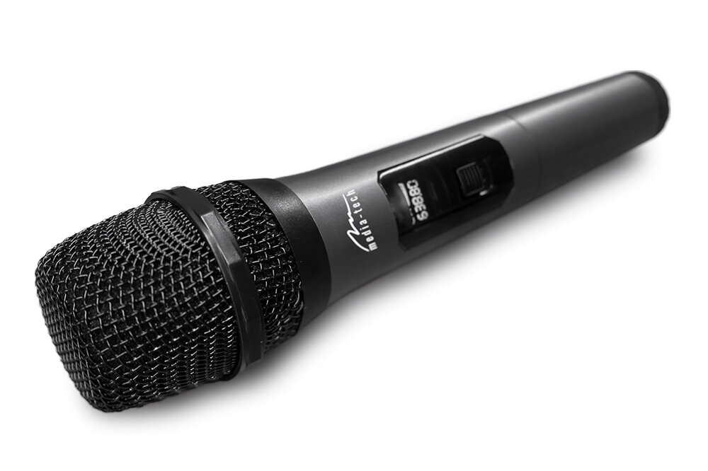 Mikrofon MEDIA-TECH MT398 - Mikrofon do karaoke, mikrofon pod skosem