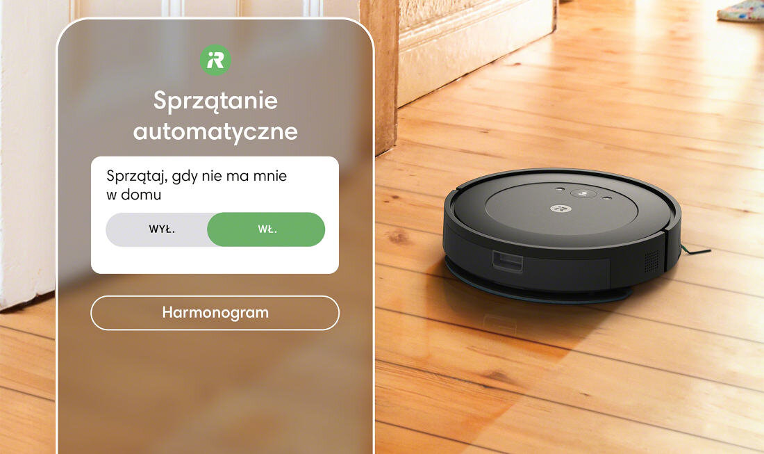 Robot sprzątający IROBOT Romba Combo Essential 2 Czarny Zarządzanie czasem system operacyjny iRobot OS relaks czas