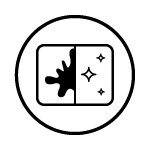 Brak przebarwień ikonka Brak przebarwień ikonka