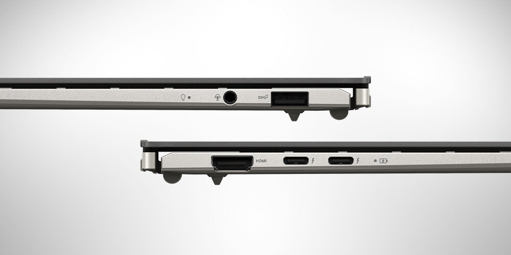 Laptop ASUS ZenBook S 13 UX5304MA-NQ012W port Thunderbolt przepustowość podłączenie