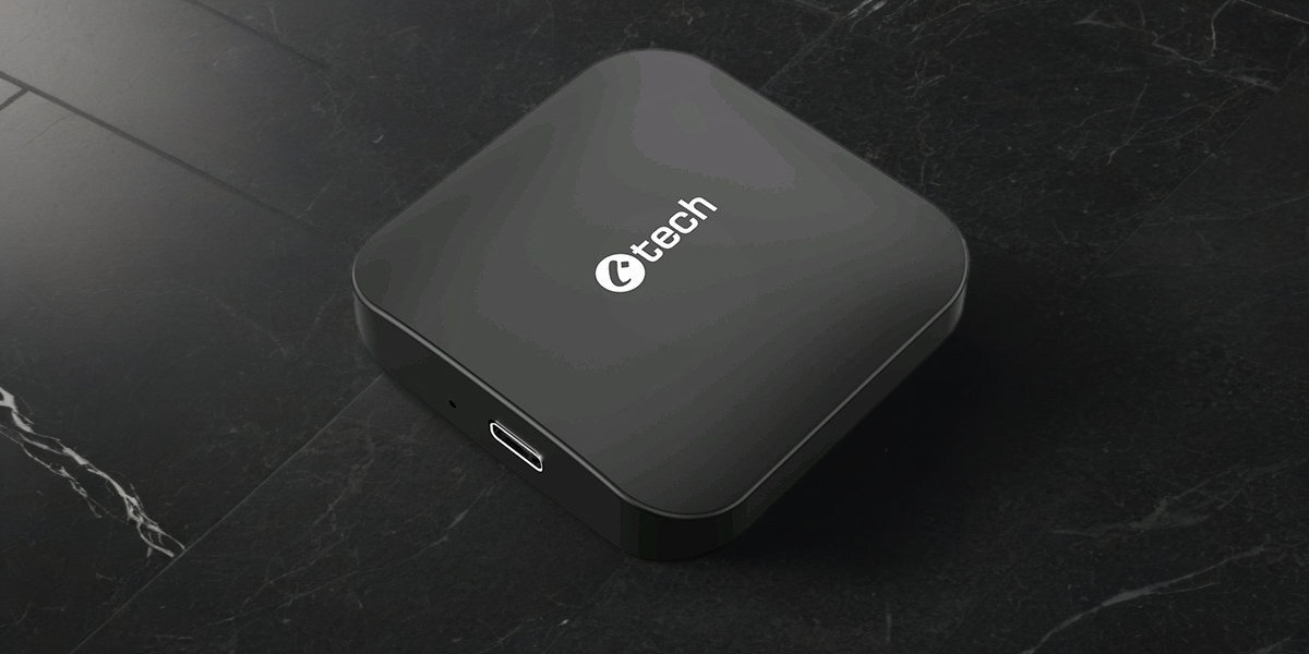 Adapter C-TECH WAC-21 smartfon systemem multimedialnym auta Android Auto Apple CarPlay nawigacja, muzyka komunikacja
