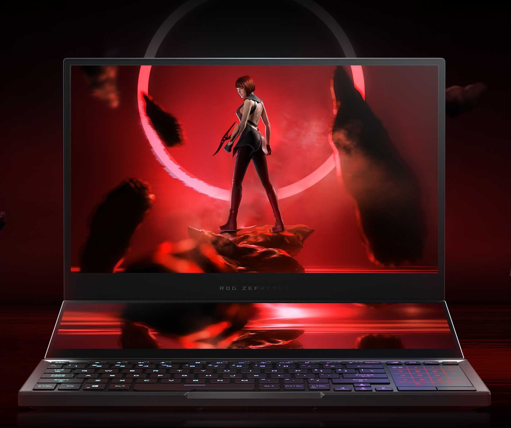 Laptop ASUS Rog Zephyrus Duo 15 SE GX551 - ekran