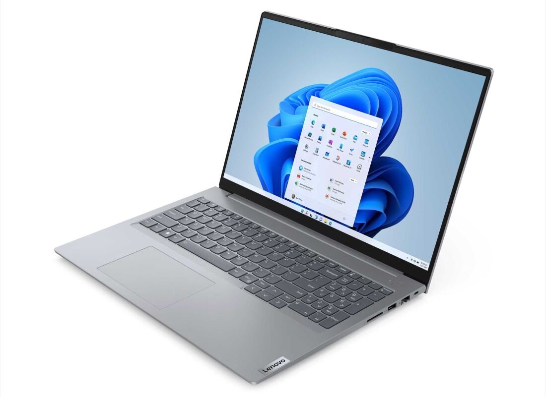 Laptop LENOVO ThinkBook 16 - Widok z prawej strony laptopa Lenovo ThinkBook 16.