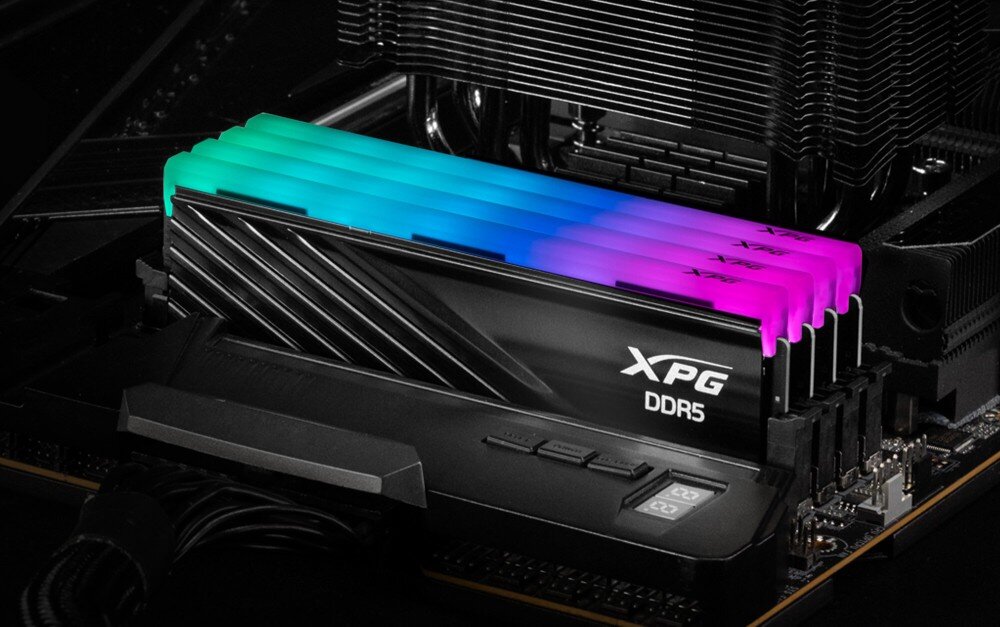 Komputer MAD DOG COUGAR-MX600-I02DR32 Moduły pamięci RAM z podświetleniem RGB, zainstalowane na płycie głównej, pamięć, taktowanie, opóźnienia, profile XMP, radiatory
