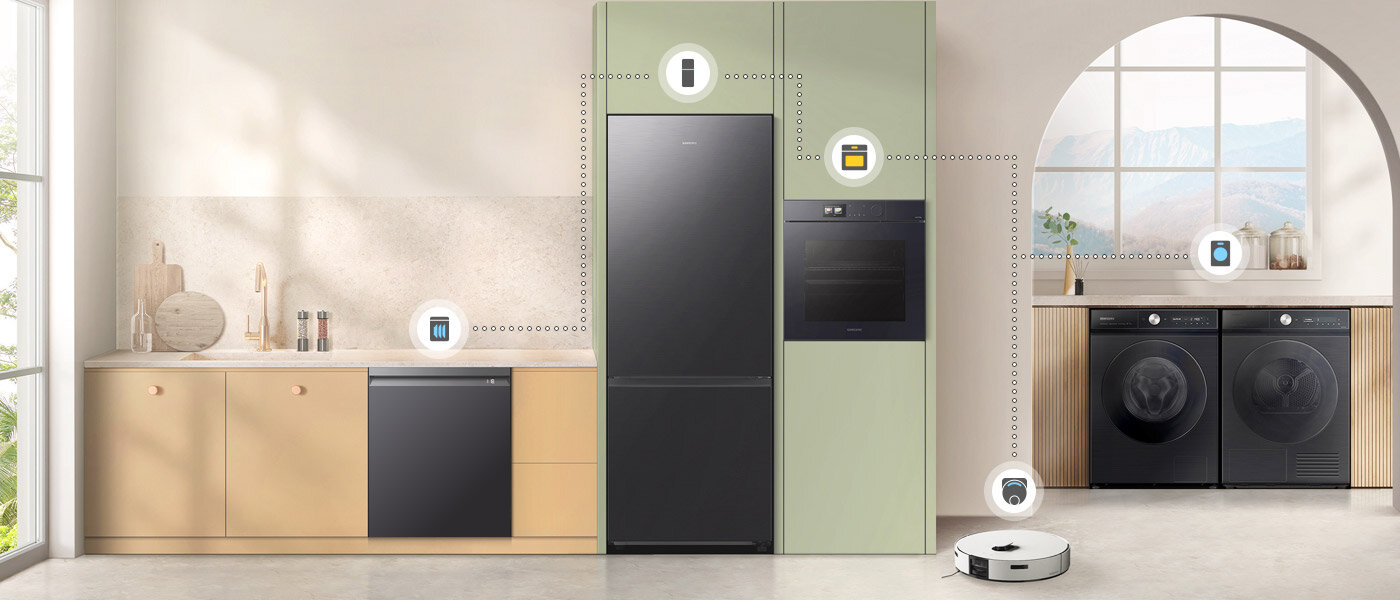 Zobacz, jak urządzenia Samsung współpracują ze sobą, by ułatwić Ci życie Zobacz, jak urządzenia Samsung współpracują ze sobą, by ułatwić Ci życie