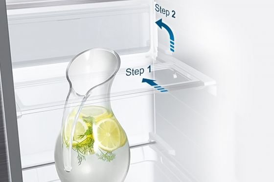 Samsung Wygodne rozwiązanie. Składana półka Samsung Wygodne rozwiązanie. Składana półka