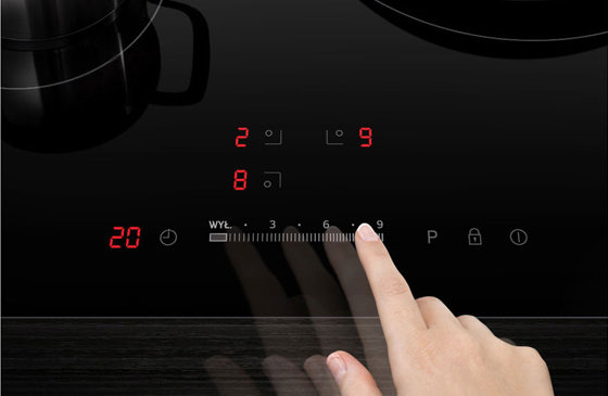 Indukcyjna płyta grzewcza - płynna regulacja temperatury