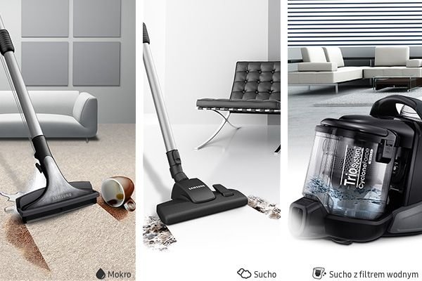 Samsung System Trio. 1 urządzenie, 3 sposoby sprzątania Samsung System Trio. 1 urządzenie, 3 sposoby sprzątania