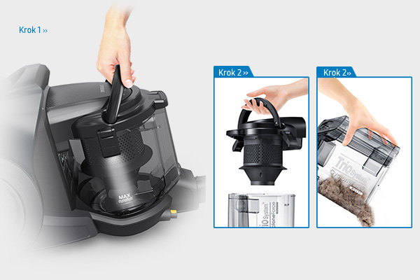 Samsung Opróżnianie w dwóch ruchach. Specjalnie dla Twojej wygody Samsung Opróżnianie w dwóch ruchach. Specjalnie dla Twojej wygody