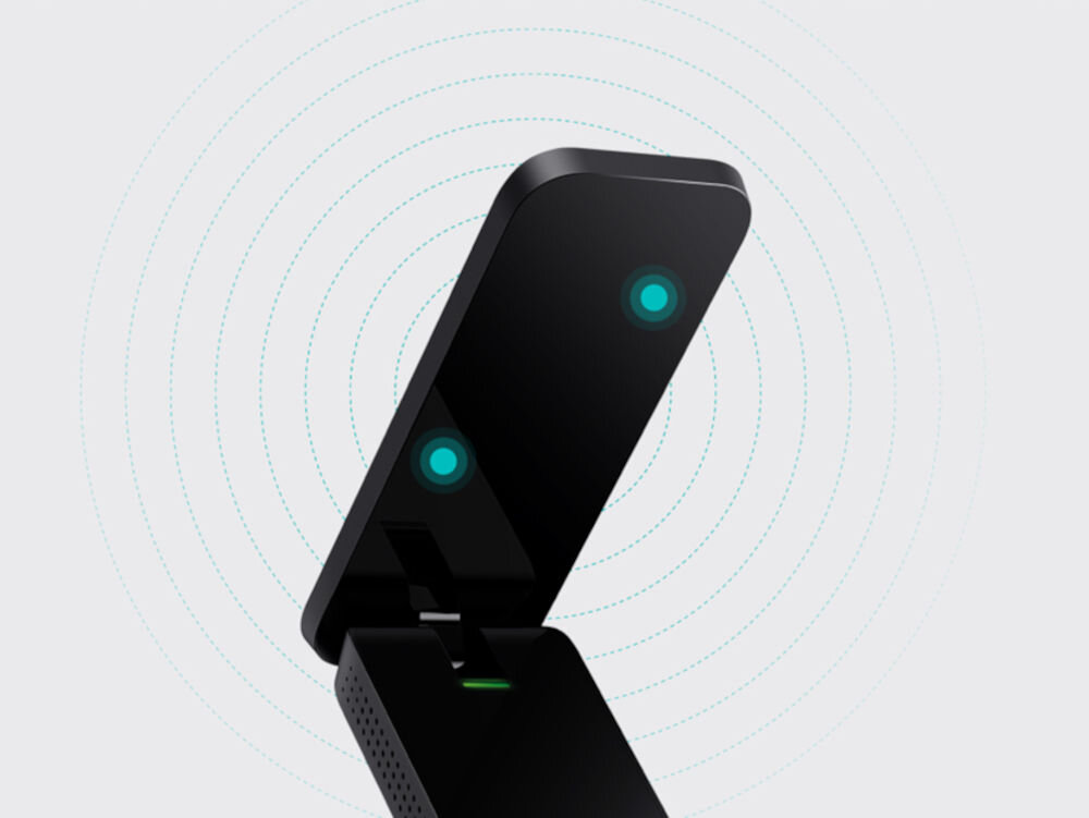 Karta sieciowa TP-LINK Archer T4U dwie anteny, sygnał wi-fi