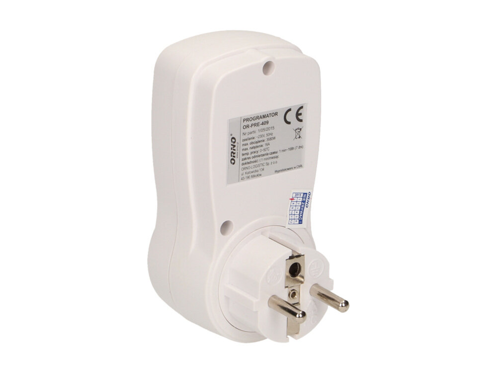 Gniazdko z programatorem ORNO OR-PRE-409 doskonałej jakości materiały dbałość o normy bezpieczeństwa trwały bezawaryjny bezpieczny gwarancja na 24 miesiące łatwa obsługa