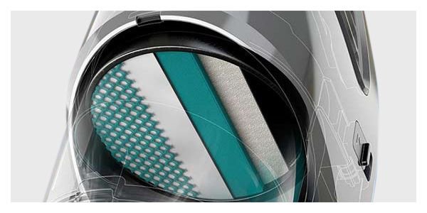 Philips Filtracja 90% drobinek kurzu i alergenów. Trójwarstwowy filtr antyalergiczny Philips Filtracja 90% drobinek kurzu i alergenów. Trójwarstwowy filtr antyalergiczny