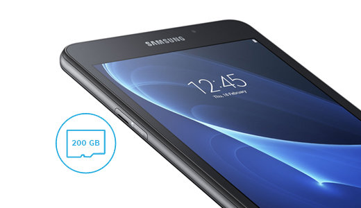 Obsługa kart microSD do 200GB