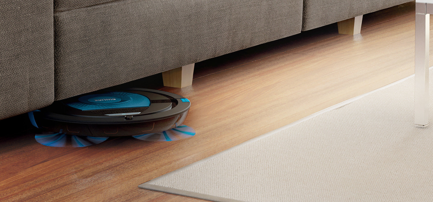 Philips Płaska konstrukcja. Wysprząta pod meblami Philips Płaska konstrukcja. Wysprząta pod meblami