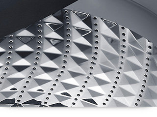 Tłoczona powierzchnia bębna