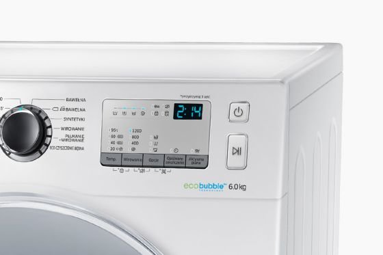 Samsung
11
programów
prania.
Intuicyjne
sterowanie
dla
Twojej
wygody Samsung
11
programów
prania.
Intuicyjne
sterowanie
dla
Twojej
wygody