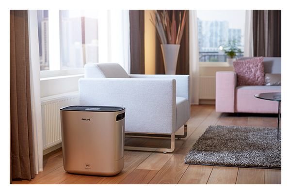 Philips Efektywnie oczyści i nawilży powietrze w pomieszczeniach nawet do 82 m2 Philips Efektywnie oczyści i nawilży powietrze w pomieszczeniach nawet do 82 m2
