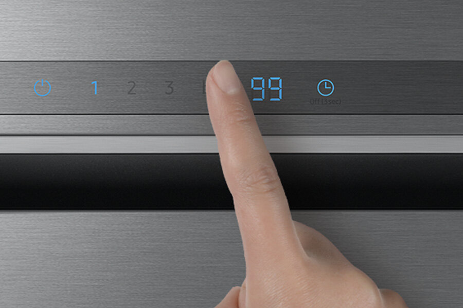 Okap Samsung NK24M7070VS - Media Expert: intuicyjna obsługa Okap skośny Samsung NK24M7070VS - Media Expert: intuicyjna obsługa