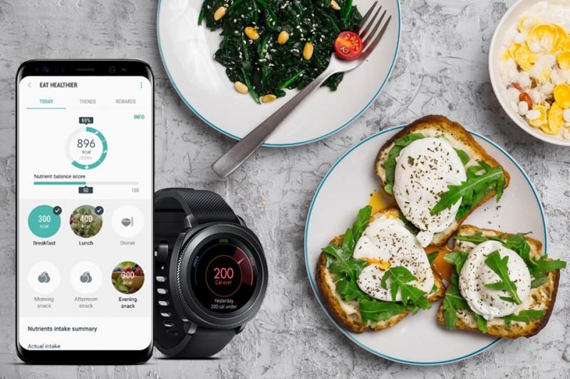 Samsung Monitoruj bilans kalorii Samsung Monitoruj bilans kalorii