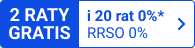 Dwie raty gratis i 20 rat 0%* RRSO 0%