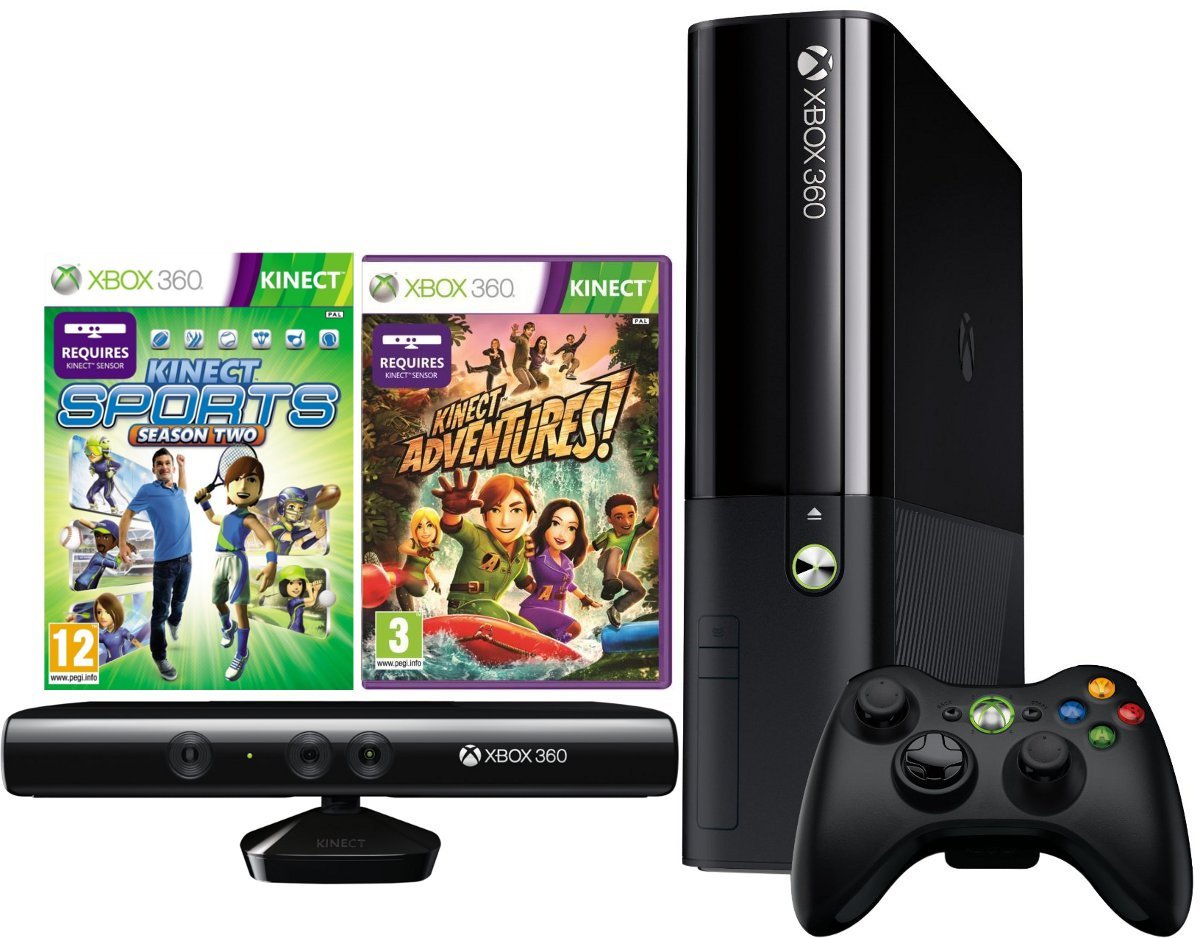 MICROSOFT Xbox 360 4 GB + Kinect + Kinect Adventures + Kinect Sports:  Season Two + Xbox Live na 1 miesiąc Konsola - niskie ceny i opinie w Media  Expert