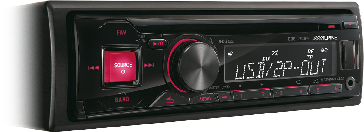 ALPINE Radio samochodowe ALPINE CDE-170RR RADIO - niskie ceny i opinie w  Media Expert