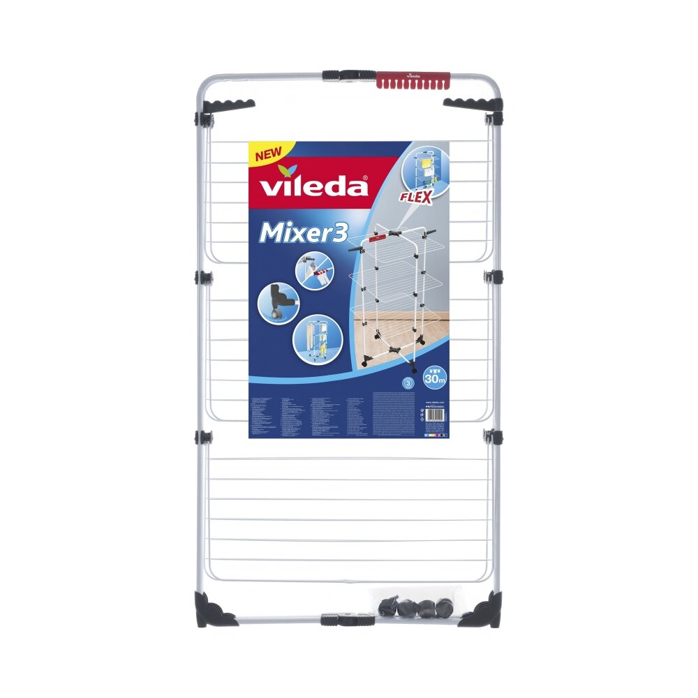 VILEDA Mixer 3 Czarno-biały Suszarka na pranie - niskie ceny i opinie w  Media Expert