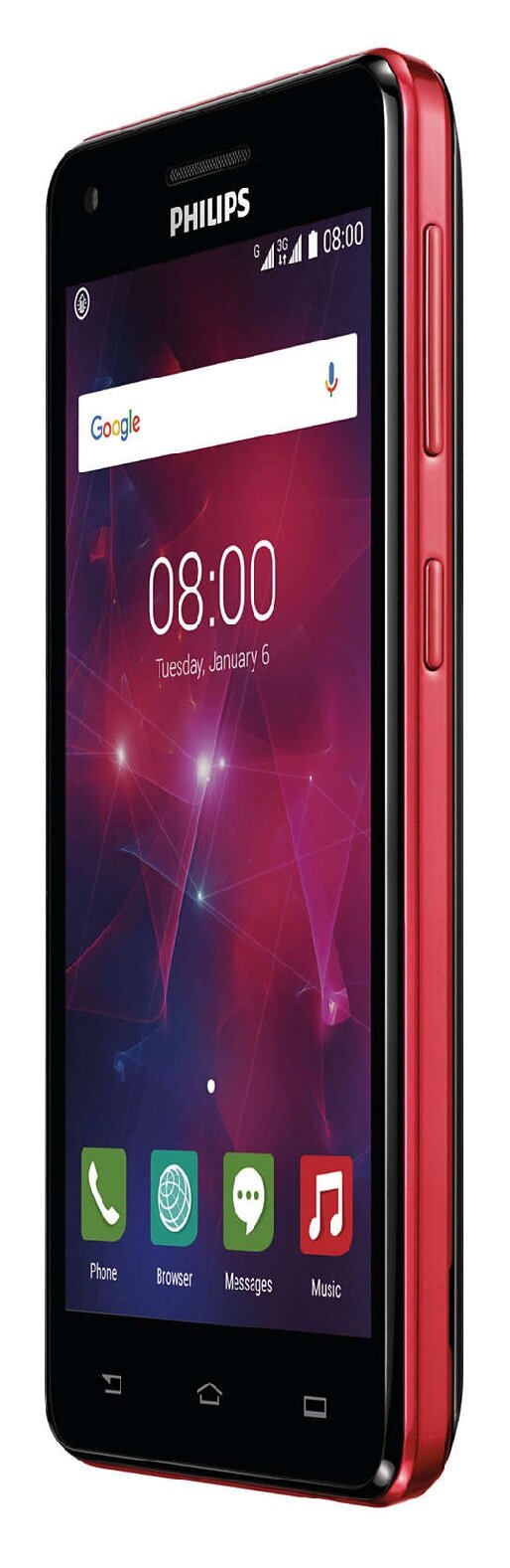 PHILIPS Xenium V377 1/8GB 5" Czarno-czerwony CTV377/PZPEHQEE Smartfon -  niskie ceny i opinie w Media Expert