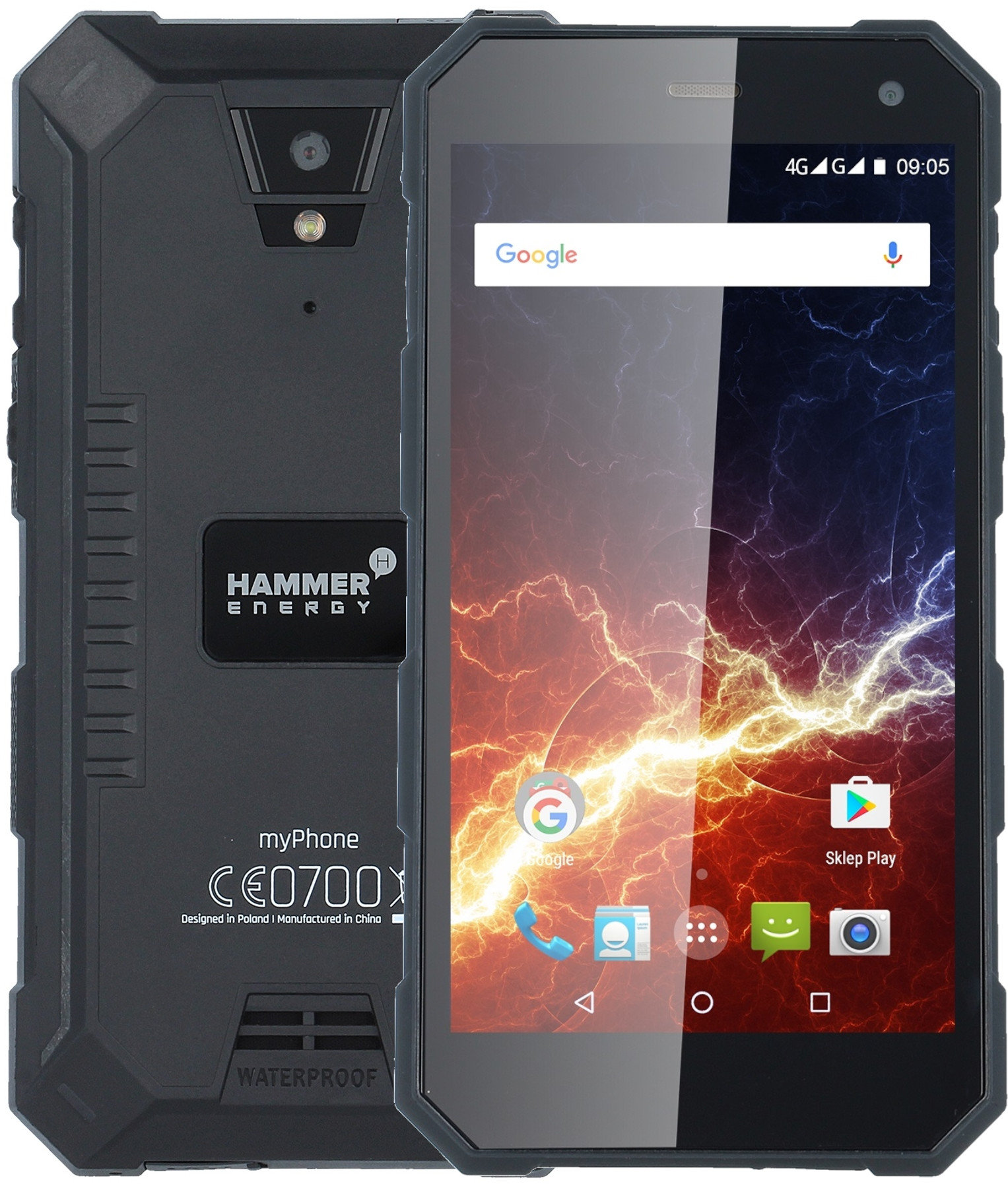 HAMMER Energy 2/16GB 5.0" Czarny Smartfon - niskie ceny i opinie w Media  Expert