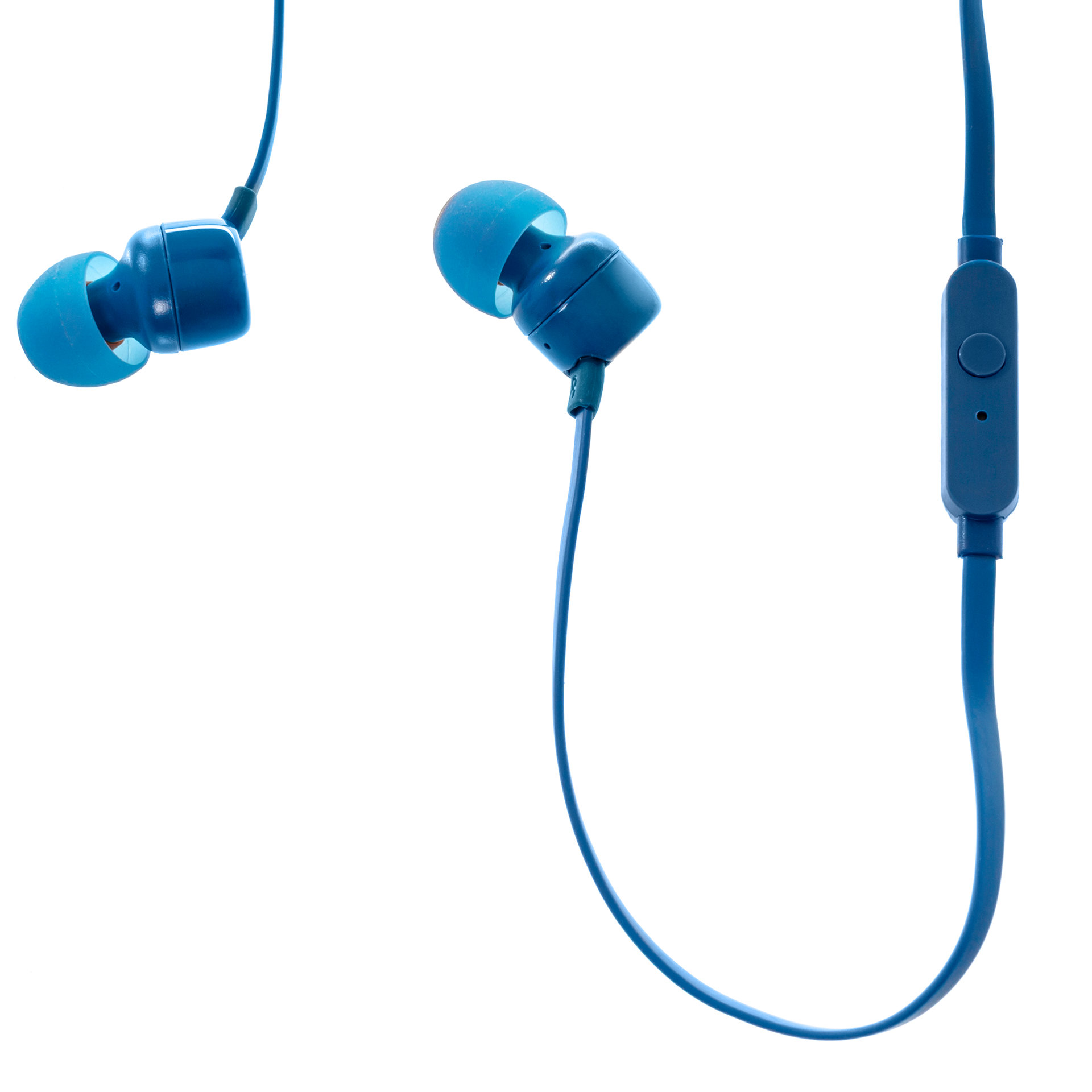 JBL T110 z mikrofonem Niebieski Słuchawki dokanałowe - niskie ceny i opinie  w Media Expert