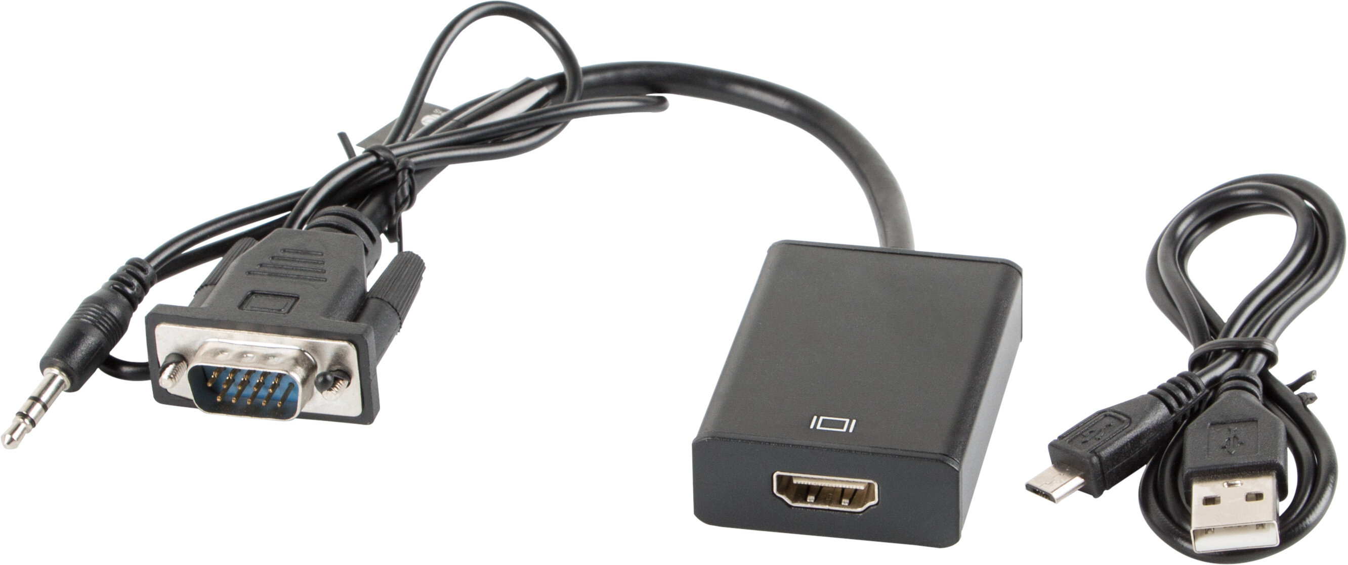LANBERG Adapter HDMI - VGA/Jack 3.5 mm - niskie ceny i opinie w Media Expert