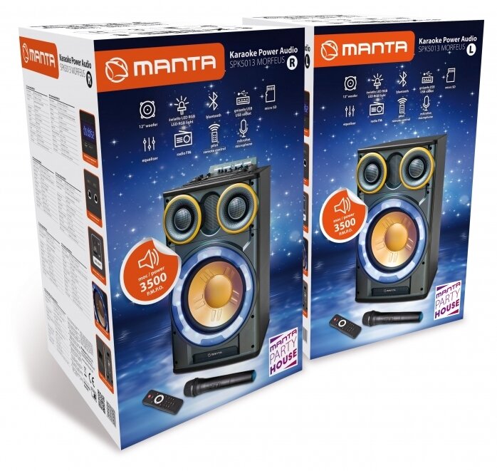 MANTA Morfeus SPK5013 Power audio - niskie ceny i opinie w Media Expert