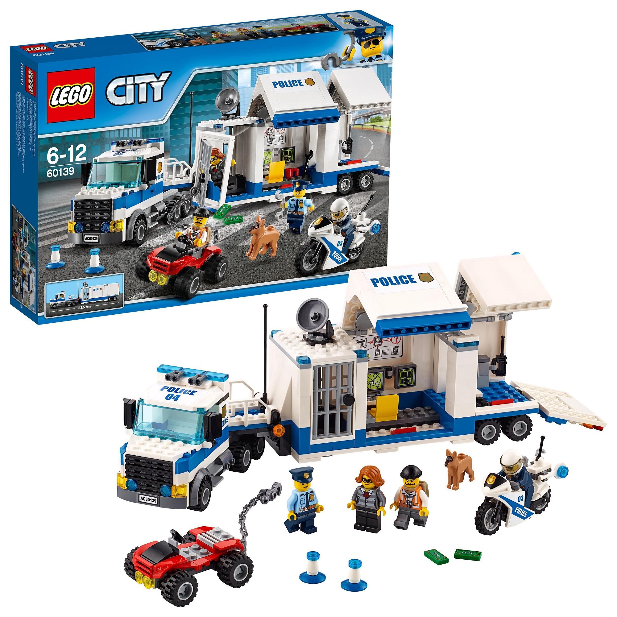 LEGO City Mobilne centrum dowodzenia 60139 - niskie ceny i opinie w Media  Expert