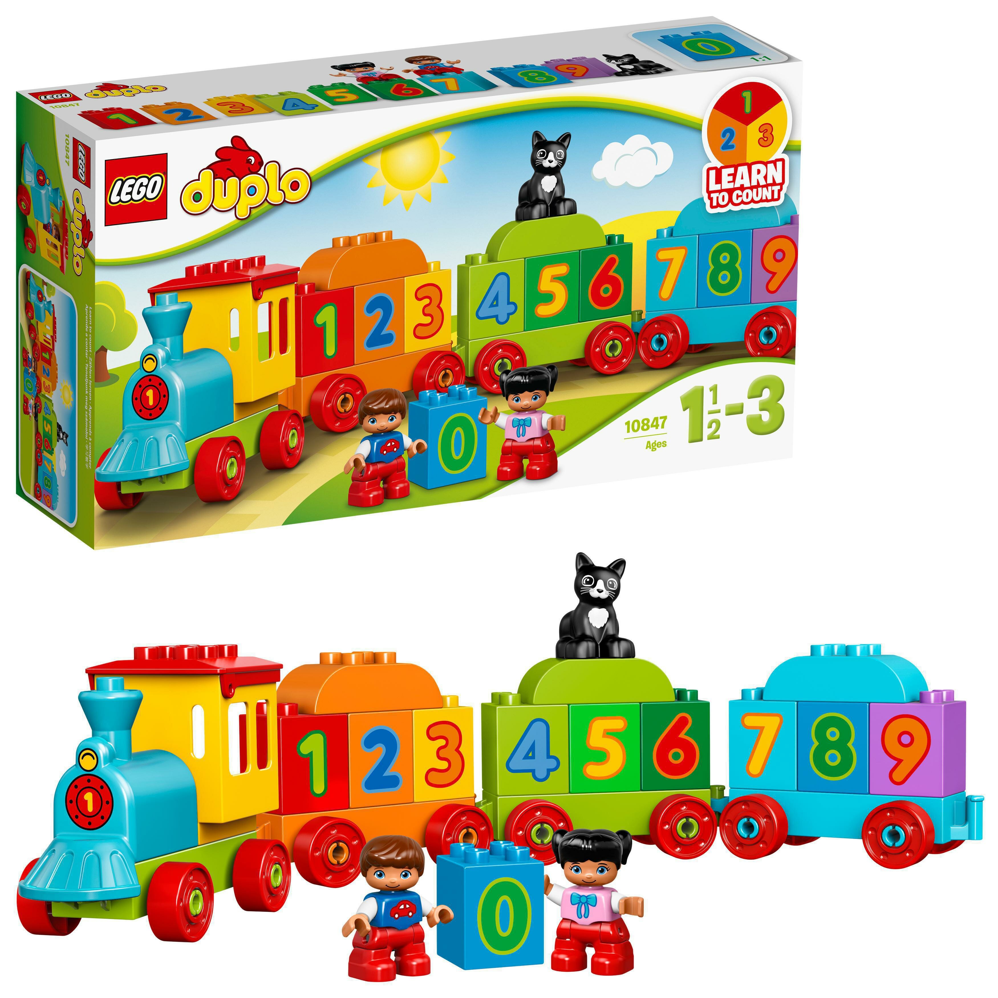 LEGO Duplo Pociąg z cyferkami 10847 - niskie ceny i opinie w Media Expert
