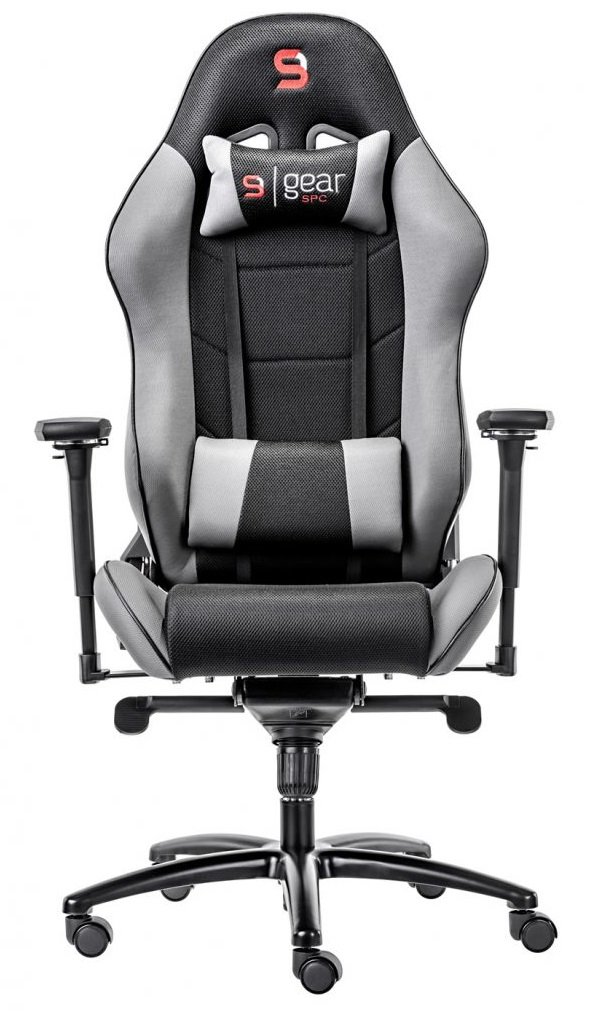 SPC GEAR SR500F Szary Fotel - niskie ceny i opinie w Media Expert