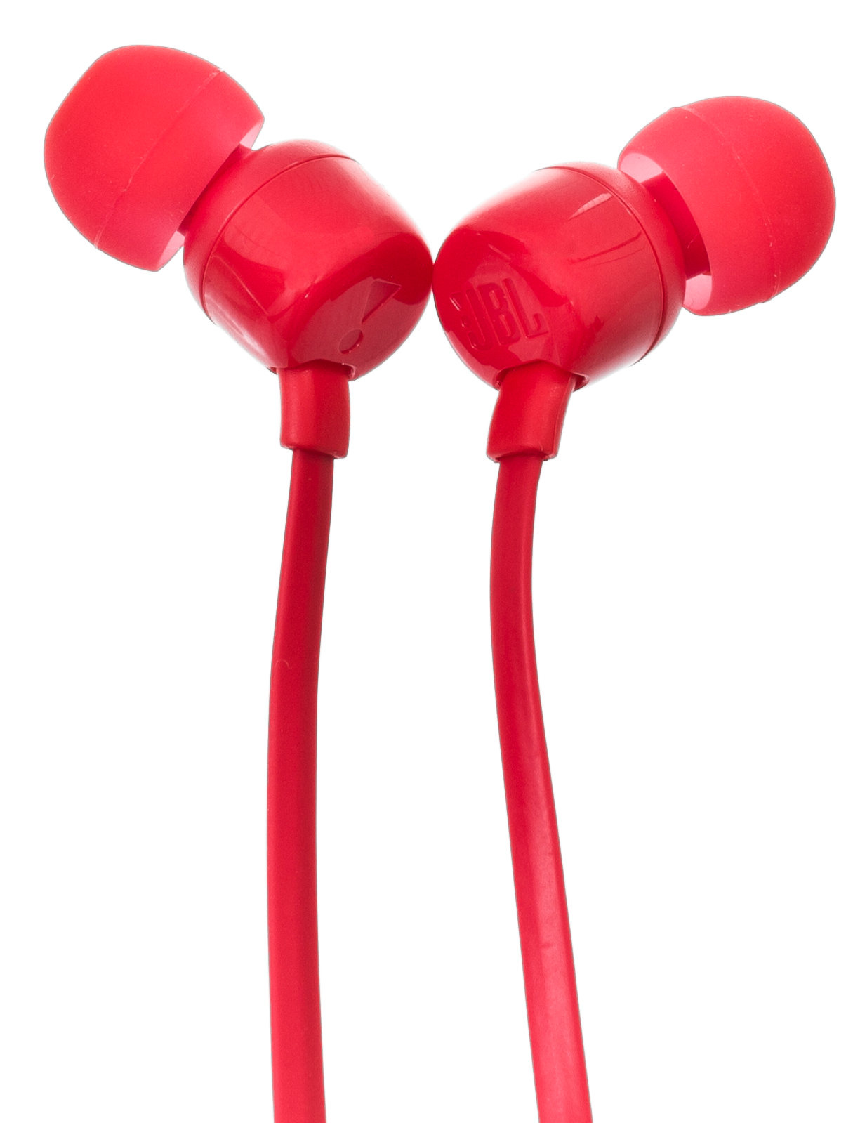 JBL T110 z mikrofonem Czerwony Słuchawki dokanałowe - niskie ceny i opinie  w Media Expert