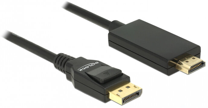 DELOCK 5 m Kabel Displayport - HDMI - niskie ceny i opinie w Media Expert