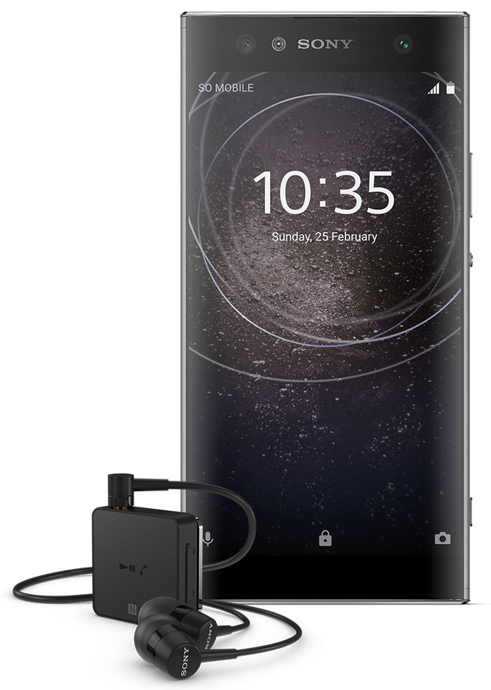 SONY Xperia XA2 Ultra 4/32GB 6" Czarny SM22 + Słuchawki SONY SBH24 Smartfon  - niskie ceny i opinie w Media Expert