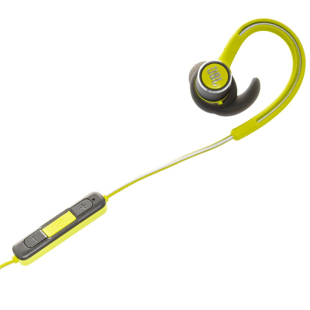 JBL Reflect Contour 2 Limonkowy Słuchawki dokanałowe - niskie ceny i opinie  w Media Expert