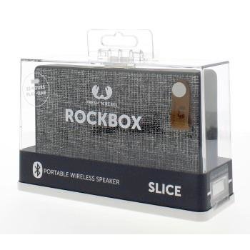 Fresh N Rebel Rockbox Slice Fabric Edition Speaker In White | islamiyyat.com