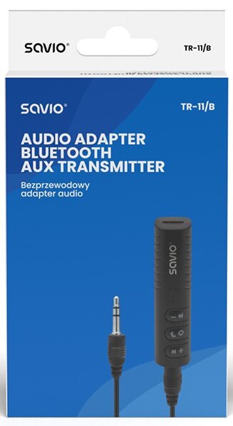SAVIO TR-11/B Adapter audio/bluetooth - niskie ceny i opinie w Media Expert
